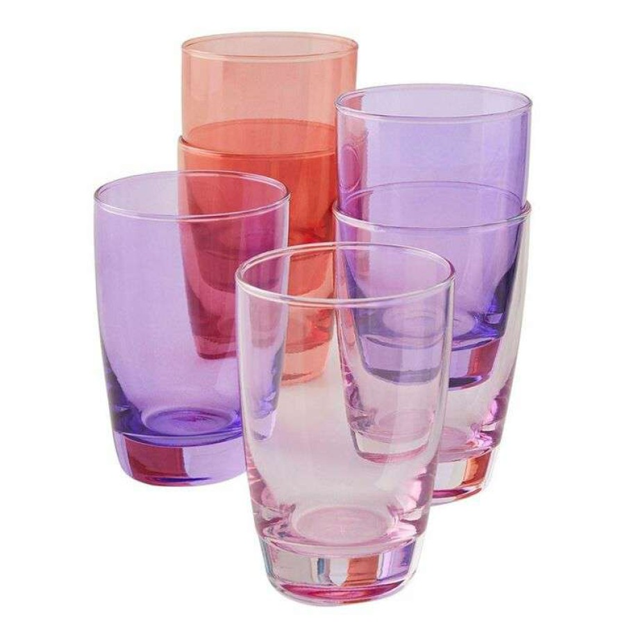 Kitchen & Dining * | Ocean Tiara Pinks Dof 365Ml Set Of 6