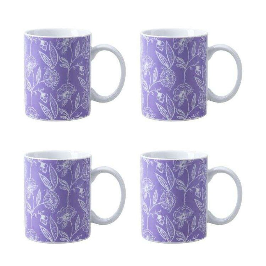 Kitchen & Dining * | Soren Lilly 4 Pack Mugs Set Lilac