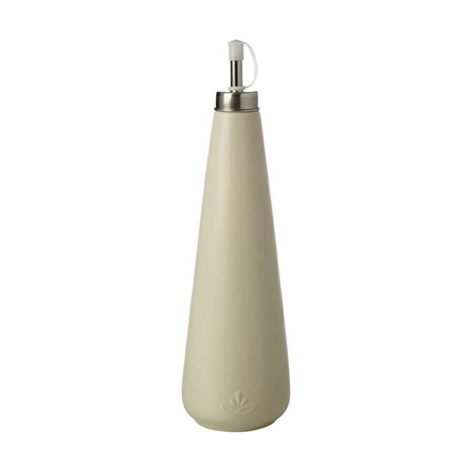 Kitchen & Dining * | Casa Domani Moderna Oil Or Vinegar Bottle With Stainless Steel Pourer 500Ml Taupe