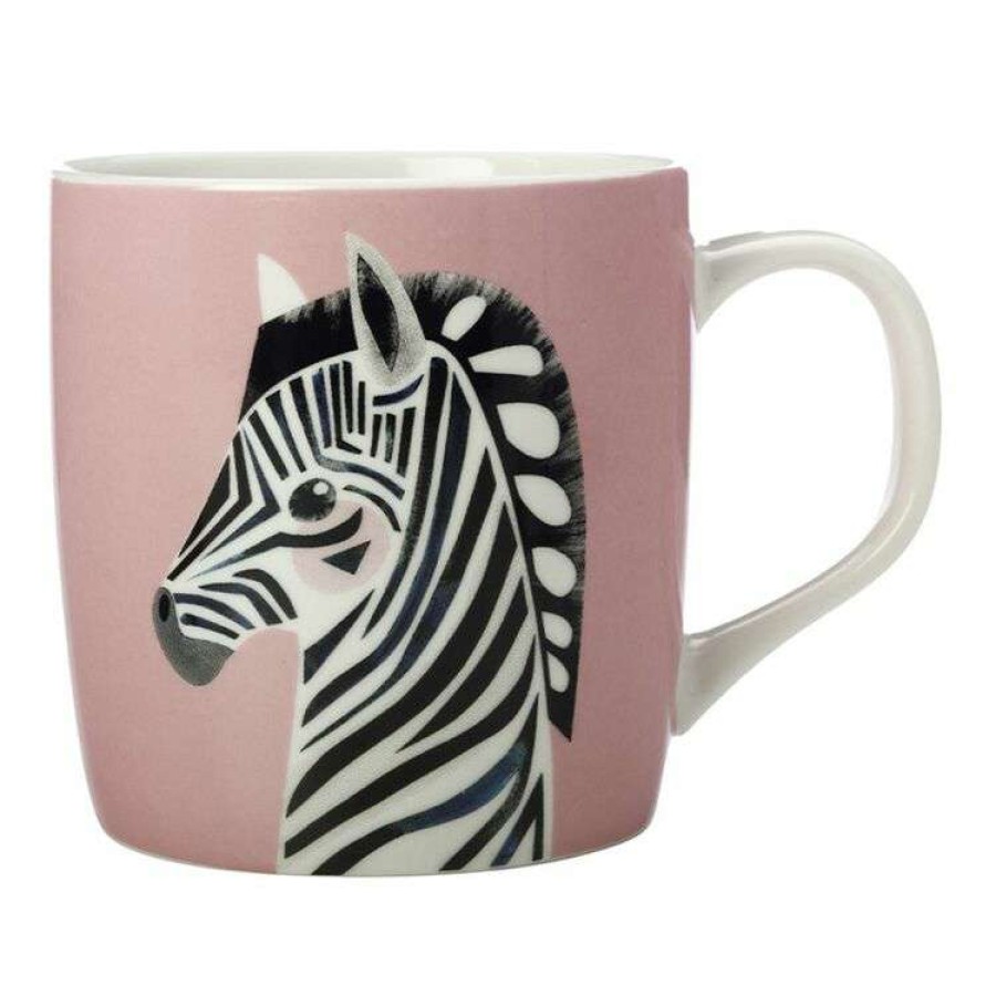 Kitchen & Dining * | Maxwell & Williams Pete Cromer Wildlife Mug 375Ml Zebra