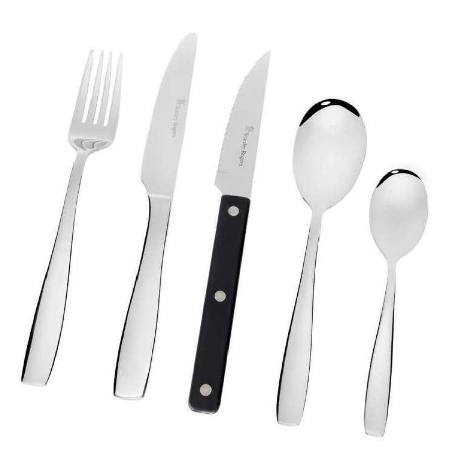 Kitchen & Dining * | Stanley Rogers Amsterdam 40 Piece Cutlery Set With Steak Knives