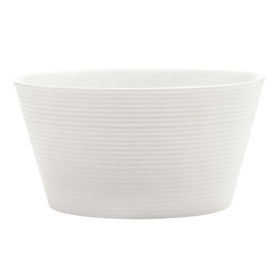 Kitchen & Dining * | Casa Domani Casual White Evolve Conical Bowl 10Cm