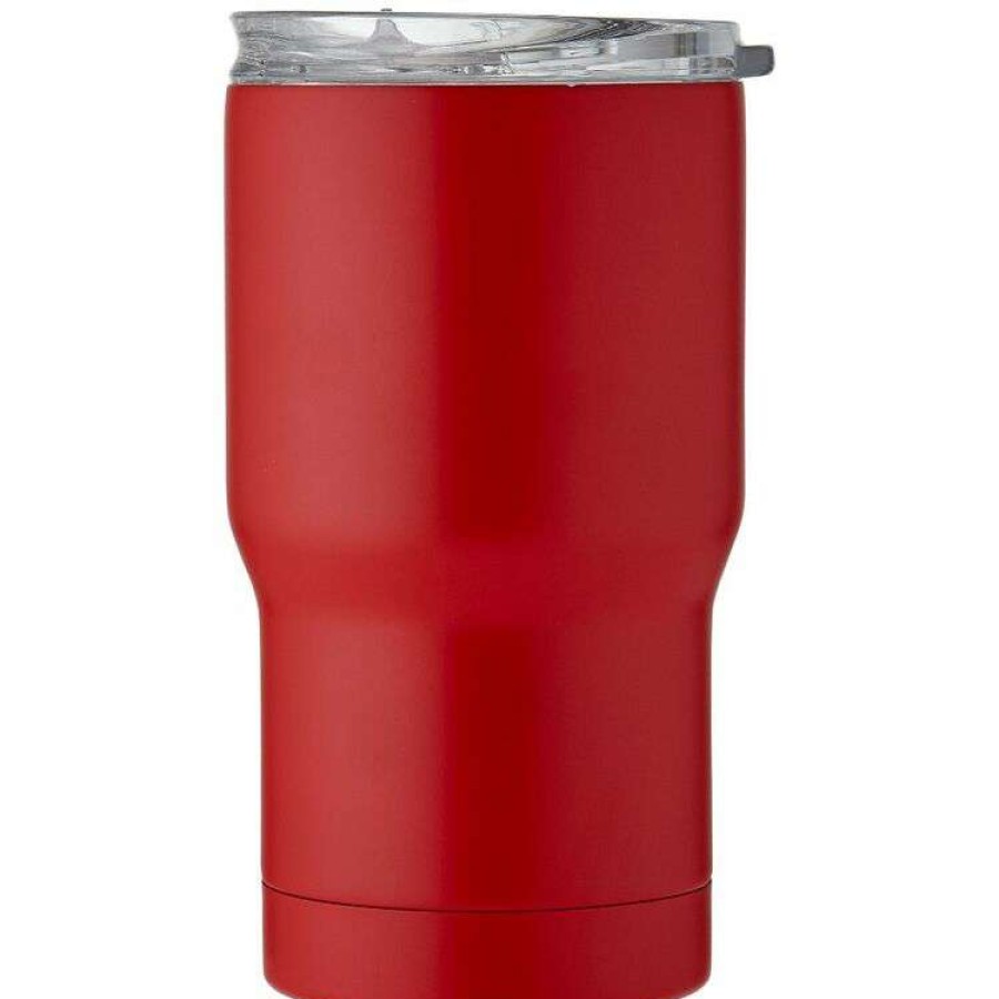 Kitchen & Dining * | Porta Portables Stainless Steel Red Travel Mug