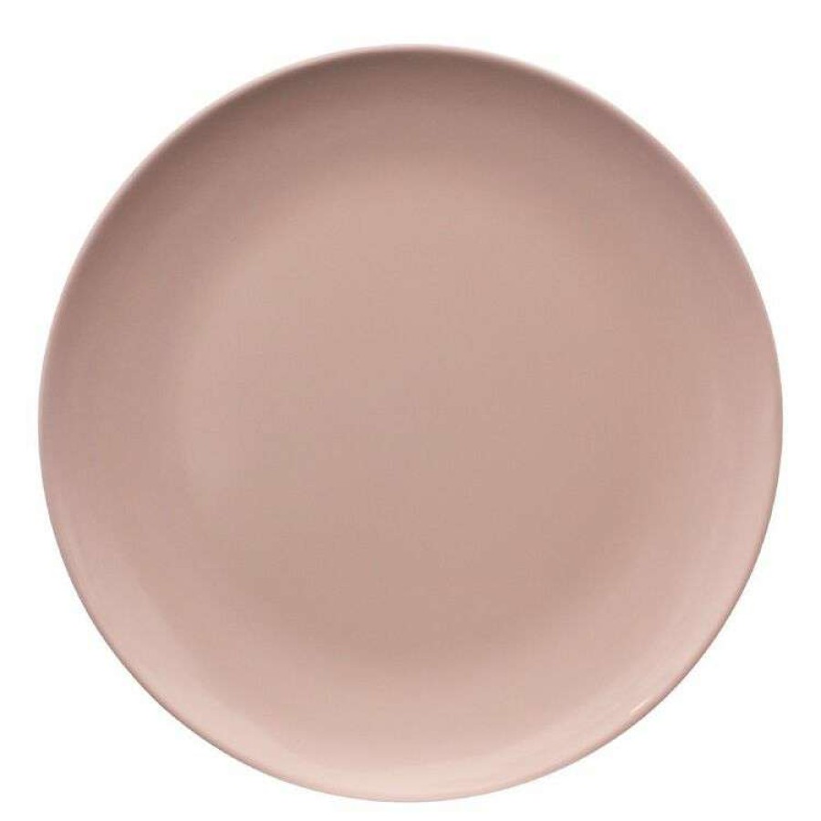 Kitchen & Dining * | Serroni Pastel Pink Melamine Dinner Plate 25Cm