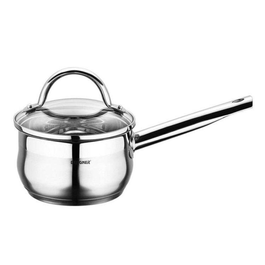 Kitchen & Dining * | Bergner Gourmet Stainless Steel Induction Saucepan 16Cm