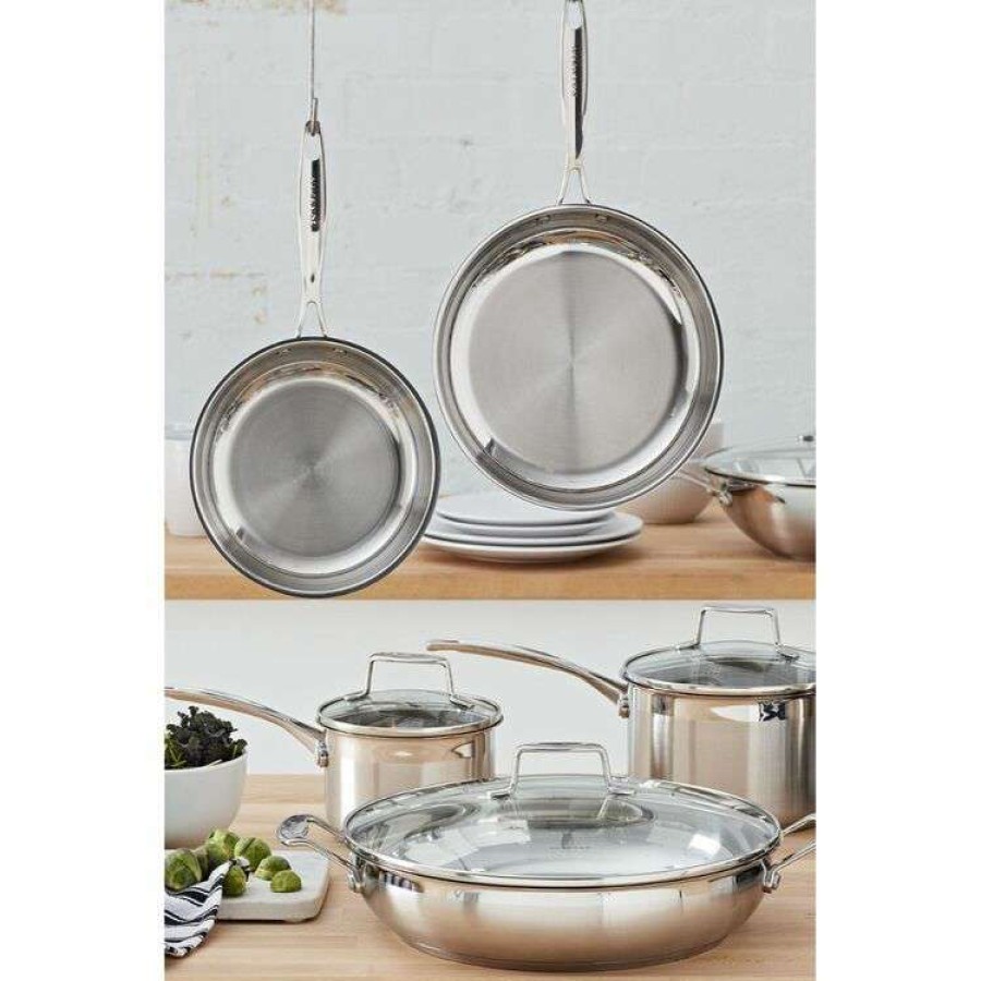 Kitchen & Dining * | Scanpan Impact Stainless Steel Chef Pan 32Cm