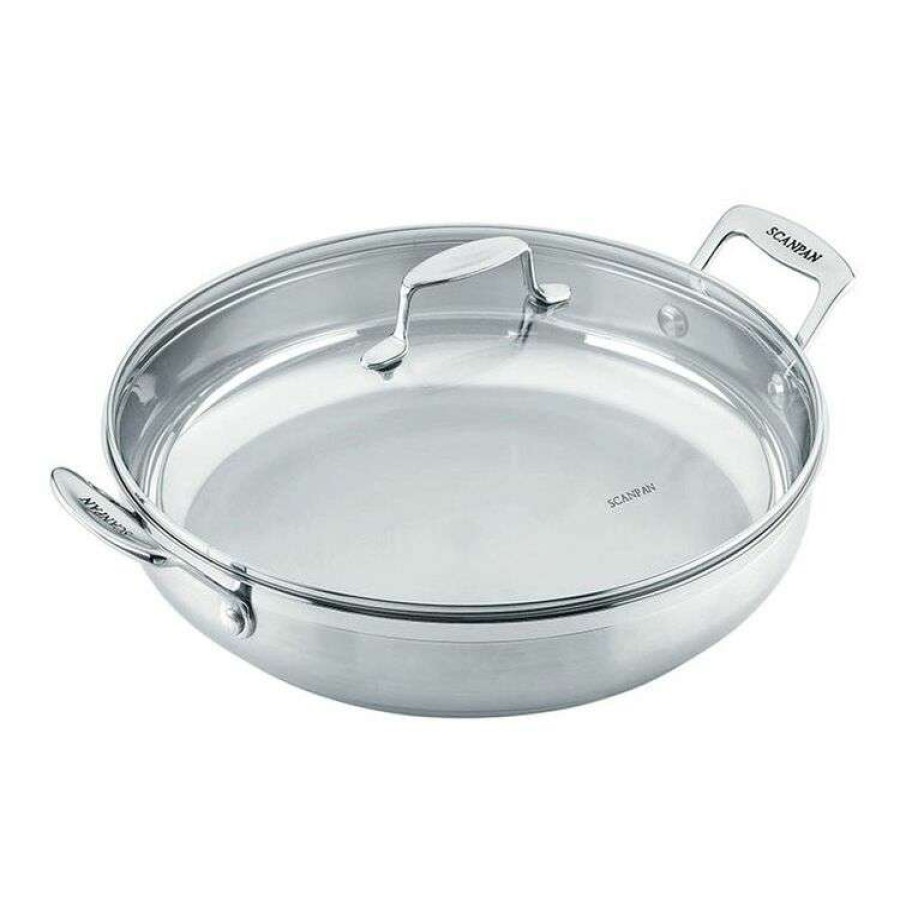 Kitchen & Dining * | Scanpan Impact Stainless Steel Chef Pan 32Cm