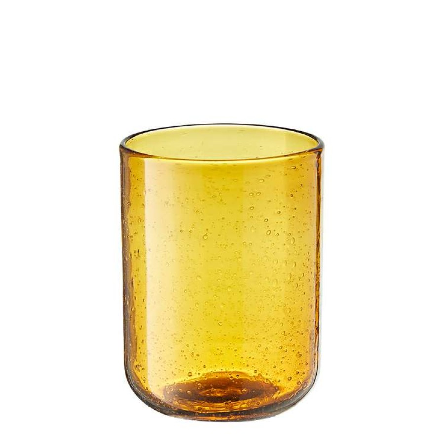 Kitchen & Dining * | Chyka Home 4 Piece Manhattan Tumbler Amber