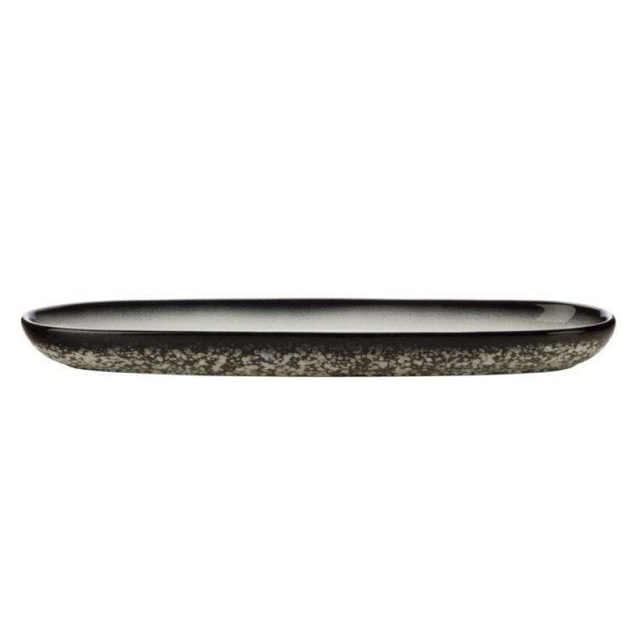 Kitchen & Dining * | Maxwell & Williams Caviar Oblong Platter 40 12.5Cm Granite