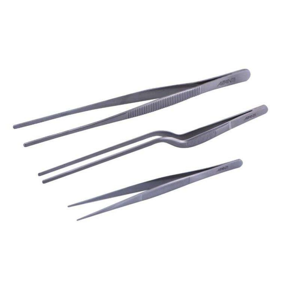 Kitchen & Dining * | Avanti Plating Tweezers 3 Piece Set