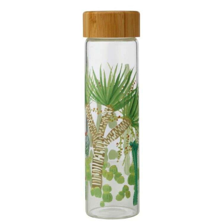 Kitchen & Dining * | Maxwell & Williams Royal Botanic Gardens Arid Garden Glass Water Bottle 550Ml Dracaena