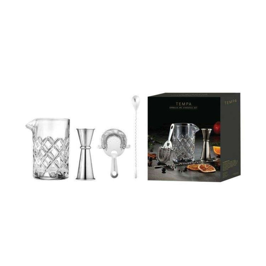 Kitchen & Dining * | Tempa Ophelia 4 Piece Cocktail Set