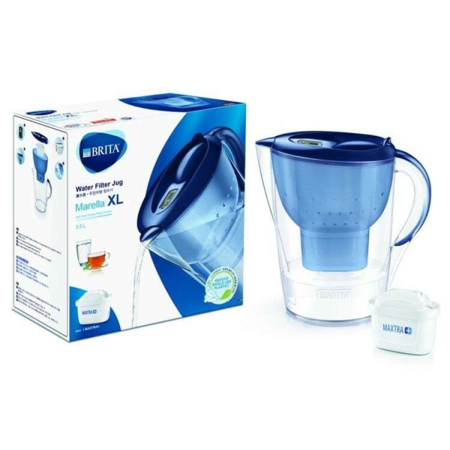 Kitchen & Dining * | Brita Marella Xl 3.5L Blue Jug