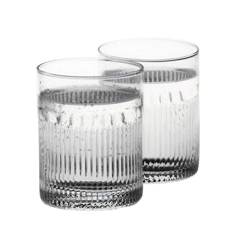 Kitchen & Dining * | Chyka Home 4-Piece Afternoon Tumbler Clear