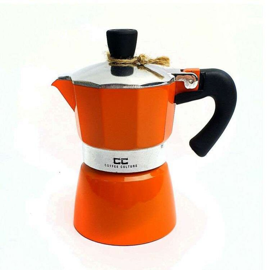 Kitchen & Dining * | Coffee Culture Orange Coffee Maker 1 Cup