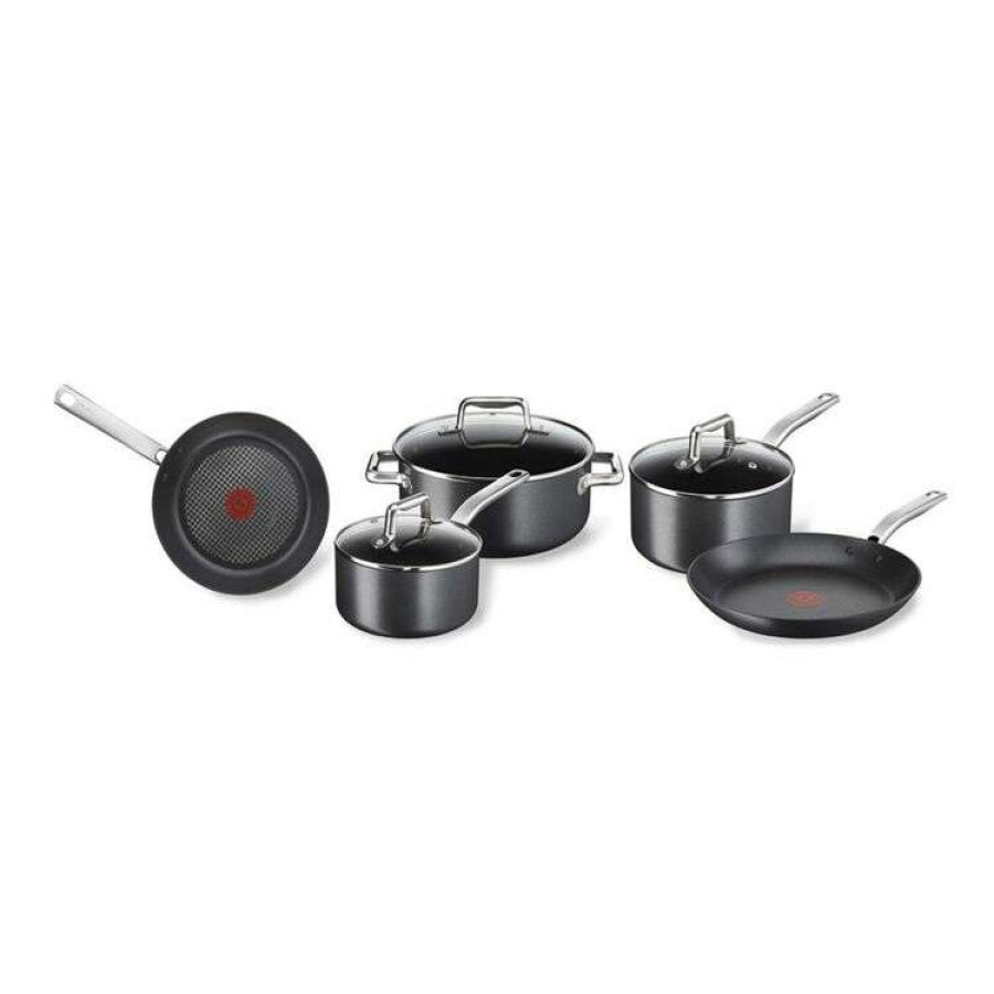 Kitchen & Dining * | Tefal Pro Grade 5-Piece Induction Cookset