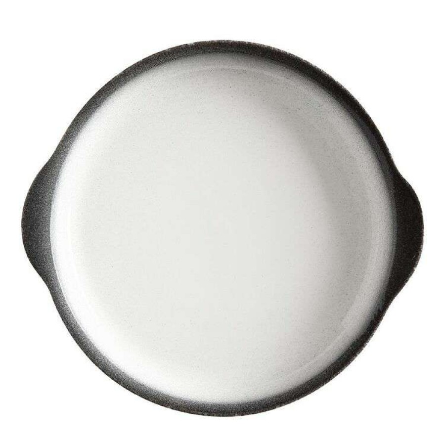 Kitchen & Dining * | Maxwell & Williams Caviar Granite Plate With Handle 20 X 22.5Cm