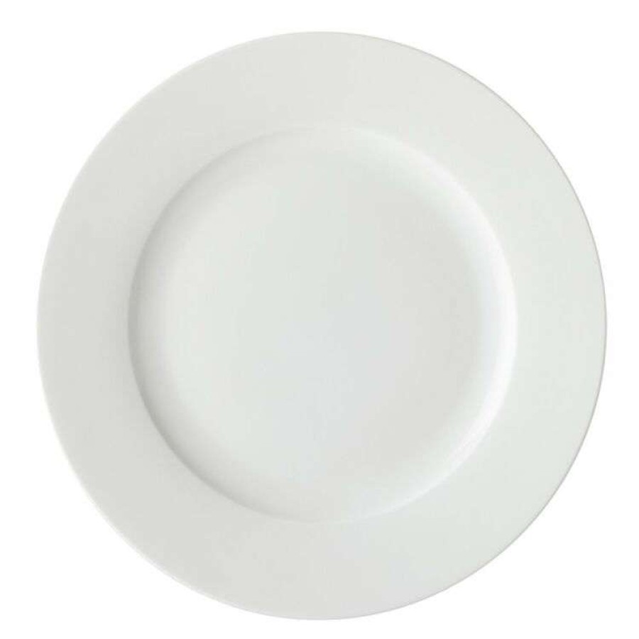 Kitchen & Dining * | Maxwell & Williams White Basics Rim Dinner Plate 27.5Cm