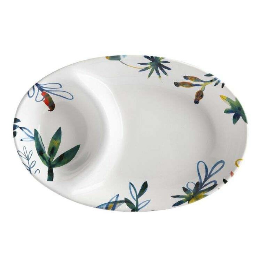 Kitchen & Dining * | Maxwell & Williams Marc Martin Dusk Oval Chip And Dip 28.5X19Cm