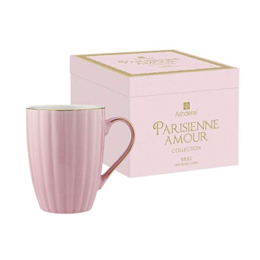 Kitchen & Dining * | Ashdene Ladelle Parisienne Amour Pink Mug