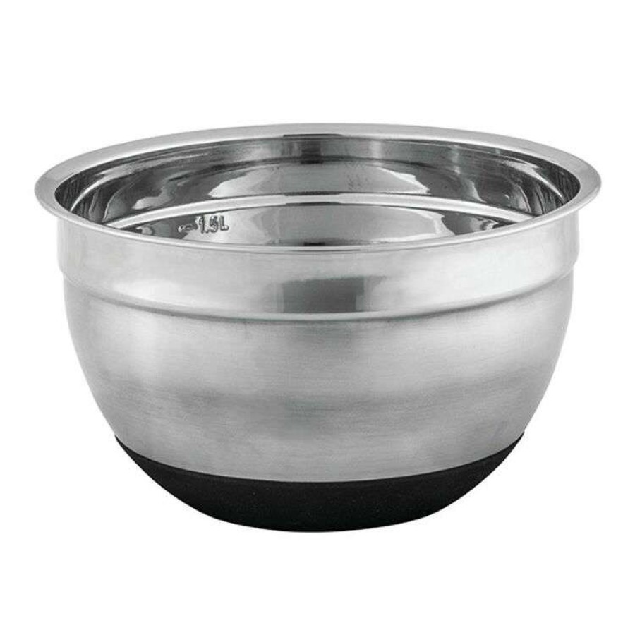 Kitchen & Dining * | Avanti Anti-Slip Mixing Bowl Stainless Steel/Silicone 18Cm