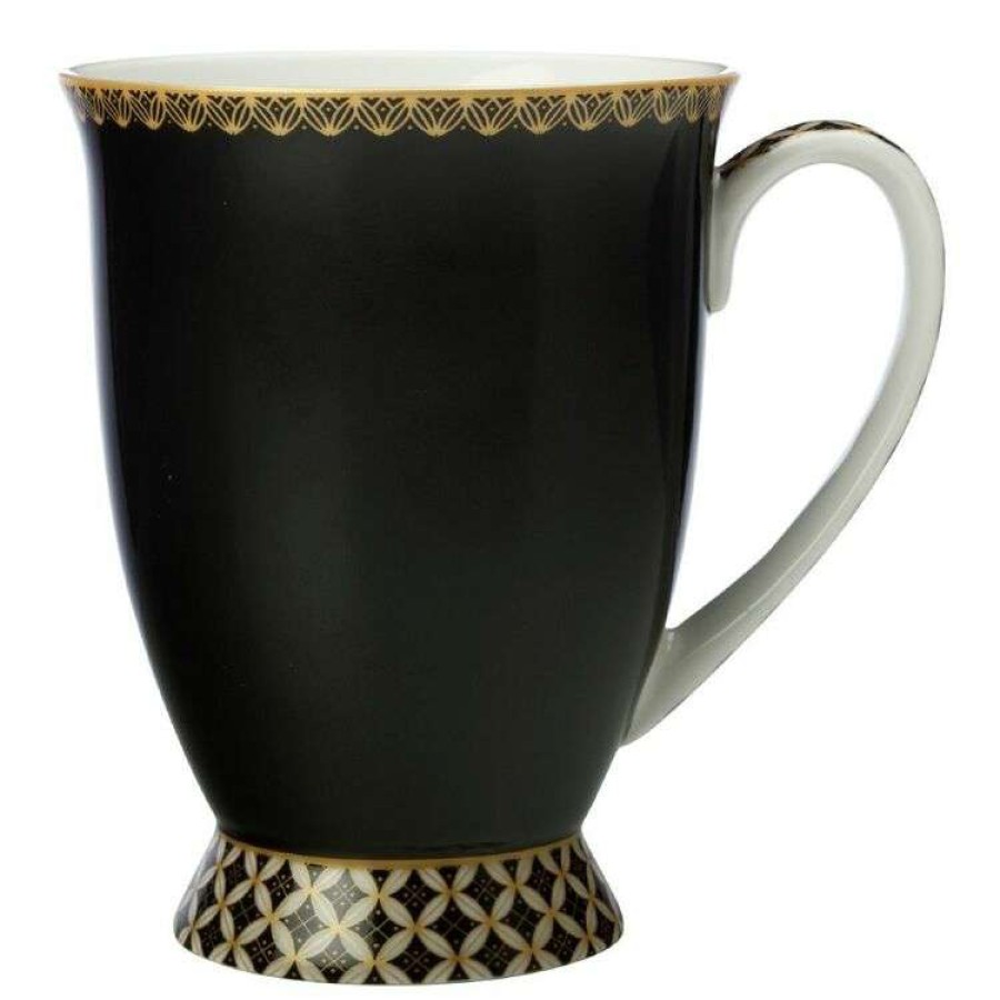 Kitchen & Dining * | Maxwell & Williams Teas & C'S Classic Footed Mug 300Ml Black Gift Boxed