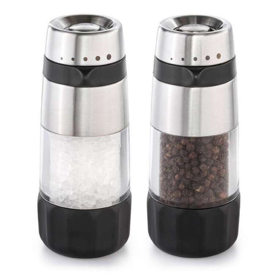 Kitchen & Dining * | Oxo Accent Mess-Free Salt & Pepper Grinder Set