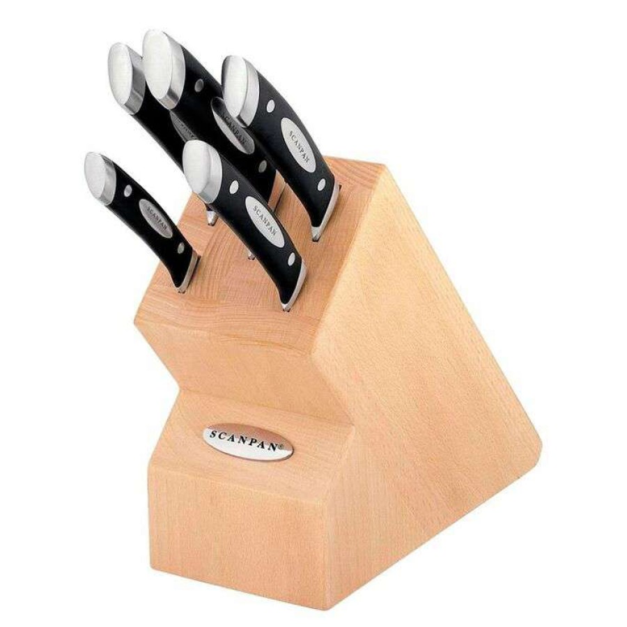 Kitchen & Dining * | Scanpan Forged 6-Piece Knife Block