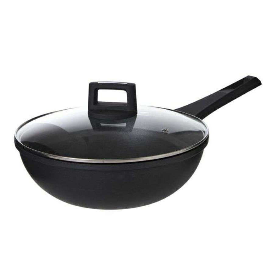 Kitchen & Dining * | Smith & Nobel Camden Die Cast Alum Wok With Lid 28Cm