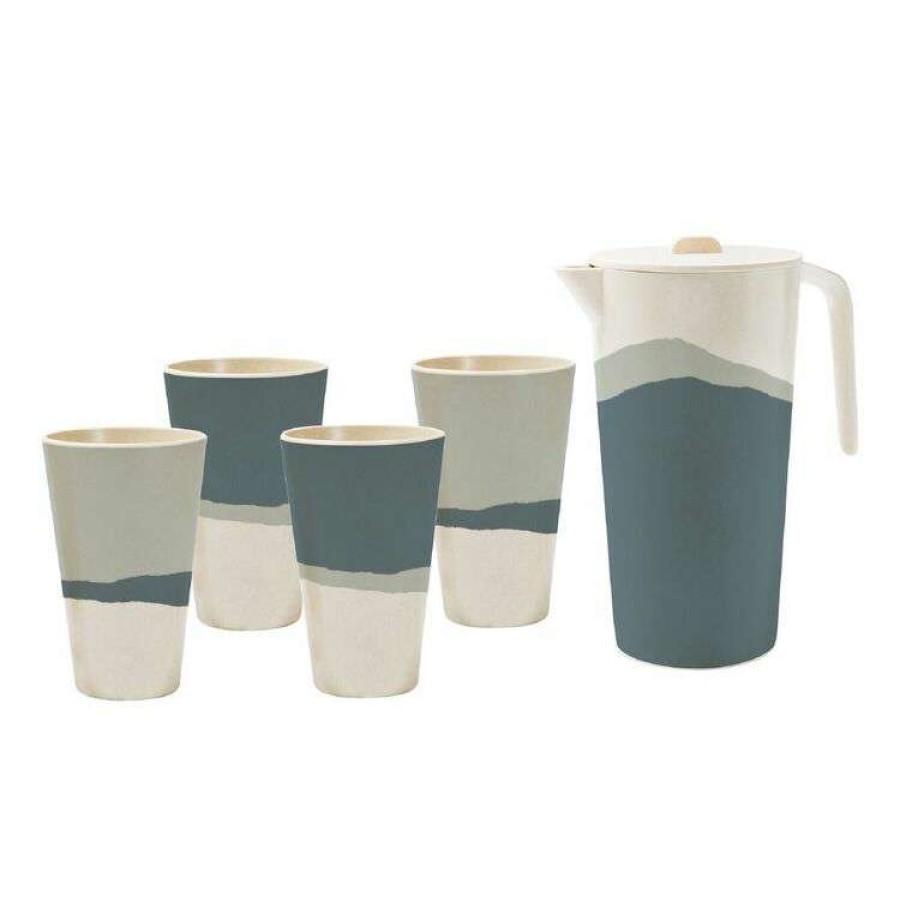 Kitchen & Dining * | Davis & Waddell Flinders Bamboo Fibre Drinks Set 5 Piece