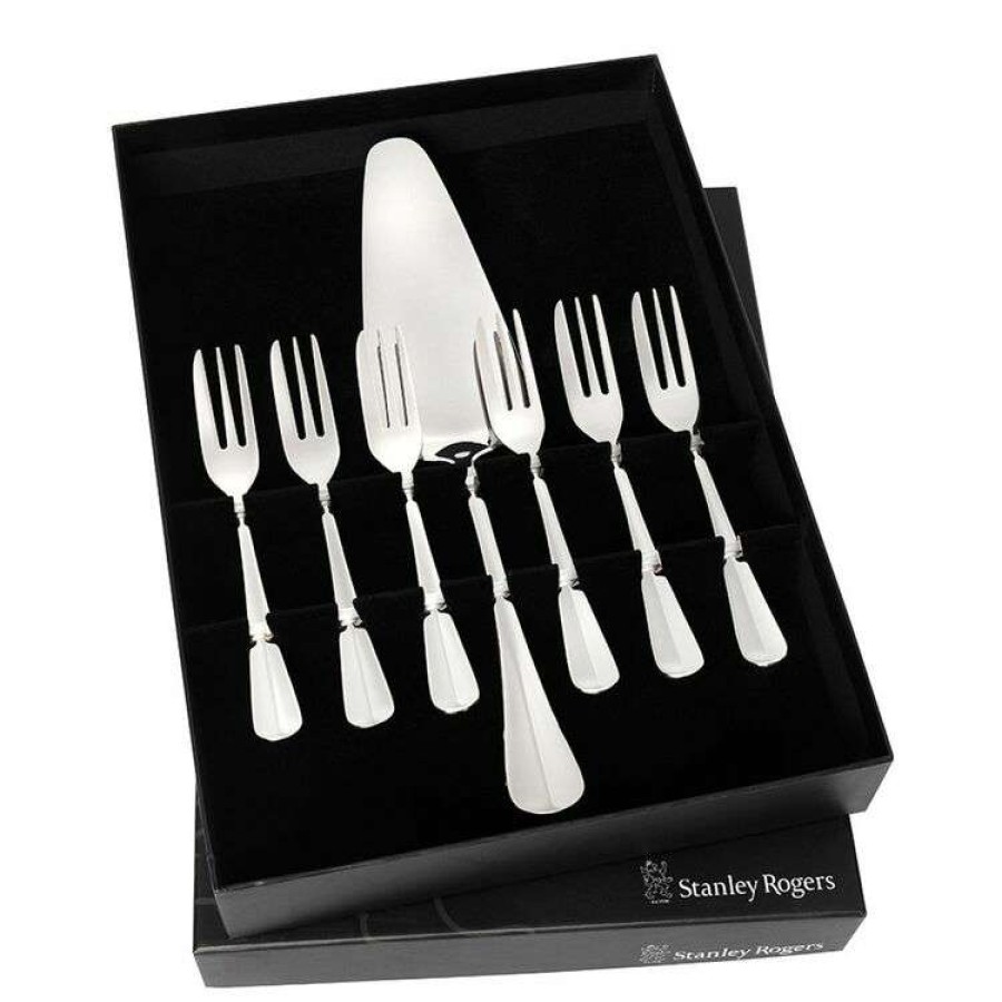 Kitchen & Dining * | Stanley Rogers Baguette 18/10 7-Piece Cake Serving Set