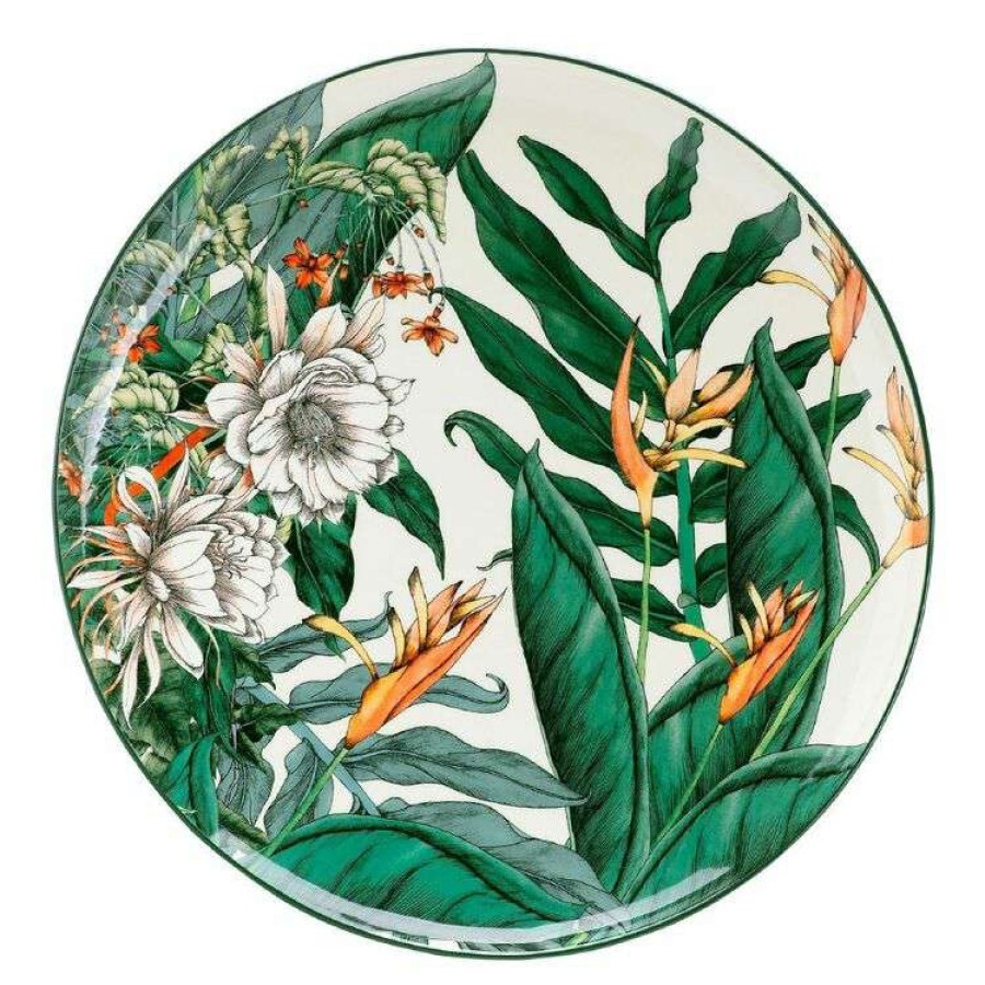 Kitchen & Dining * | Maxwell & Williams The Blck Pen Night Garden Round Platter 36 Cm