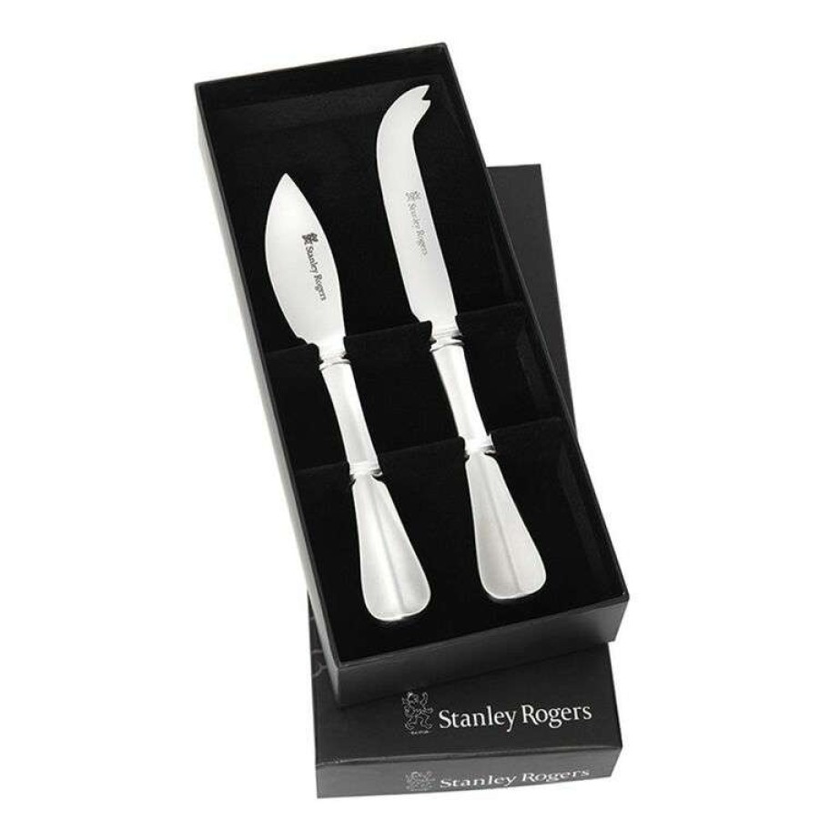 Kitchen & Dining * | Stanley Rogers Baguette 18/10 2-Piece Cheese Knife Set