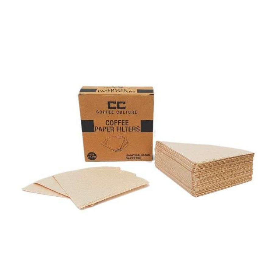 Kitchen & Dining * | Coffee Culture Coffee Paper Filters Pack Of 100 1 4 Cups