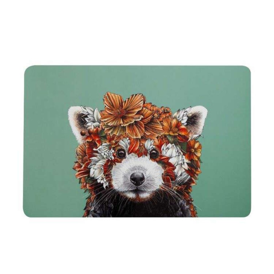 Kitchen & Dining * | Maxwell & Williams Marini Ferlazzo Wild Planet Placemat 43.5 28.5Cm Red Panda