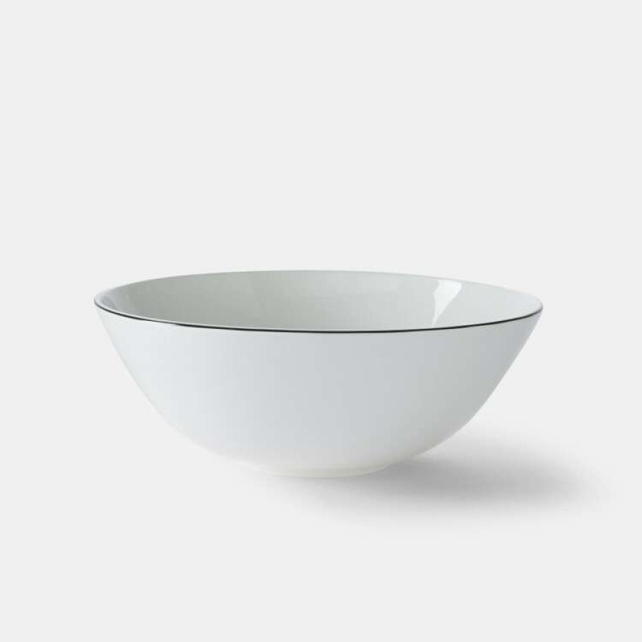 Kitchen & Dining * | Jayson Brunsdon Homewares Jayson Brunsdon Oatley Noir 20Cm Rimmed Pasta Bowl