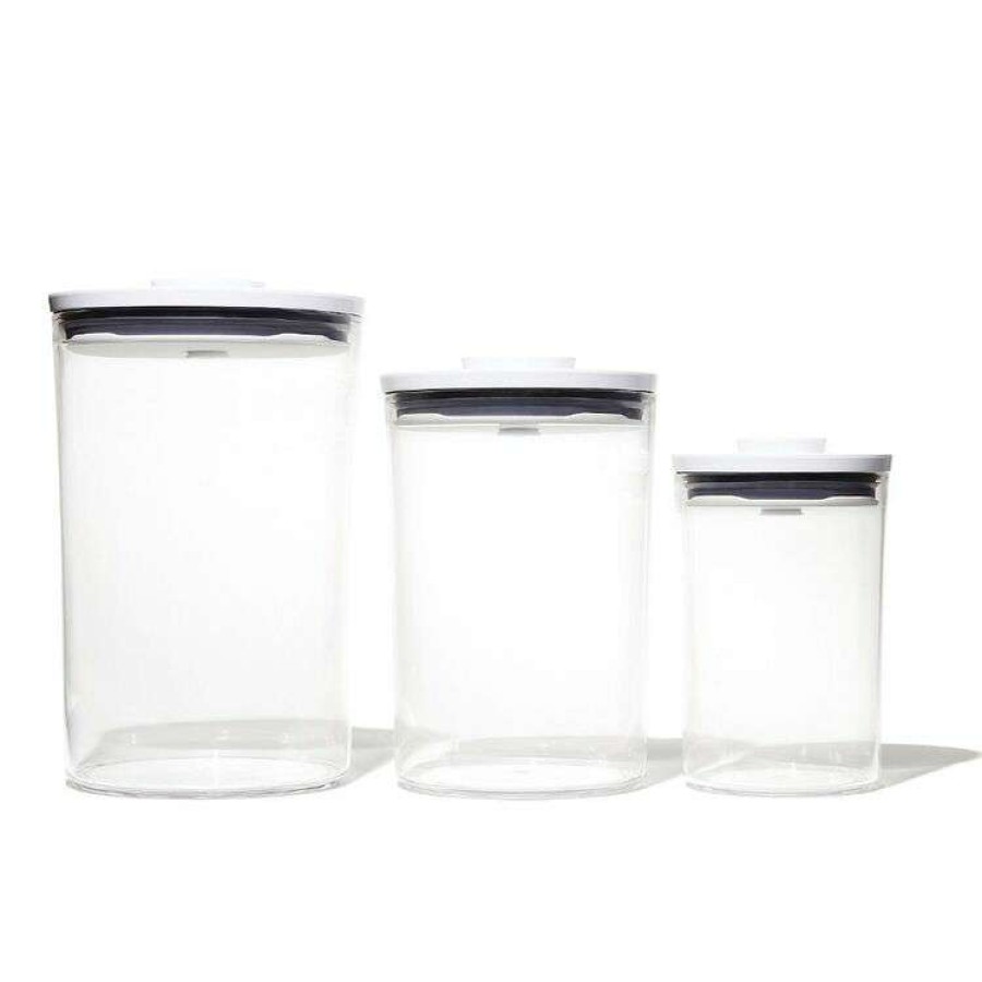 Kitchen & Dining * | Oxo Good Grips Pop 2.0 3-Piece Round Canister Set