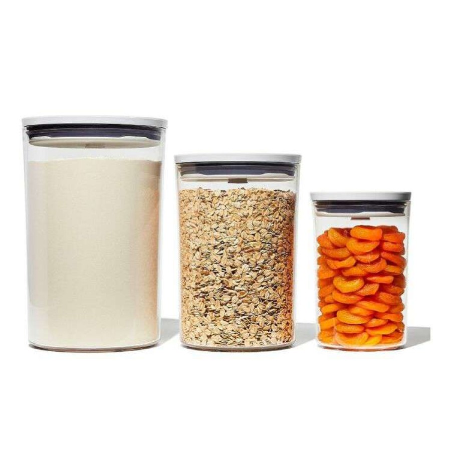 Kitchen & Dining * | Oxo Good Grips Pop 2.0 3-Piece Round Canister Set