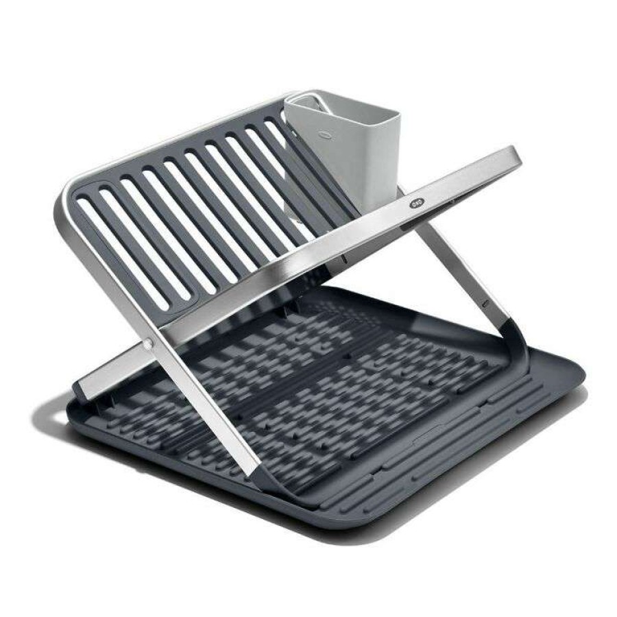 Kitchen & Dining * | Oxo Good Grips Fold Flat Drying Rack