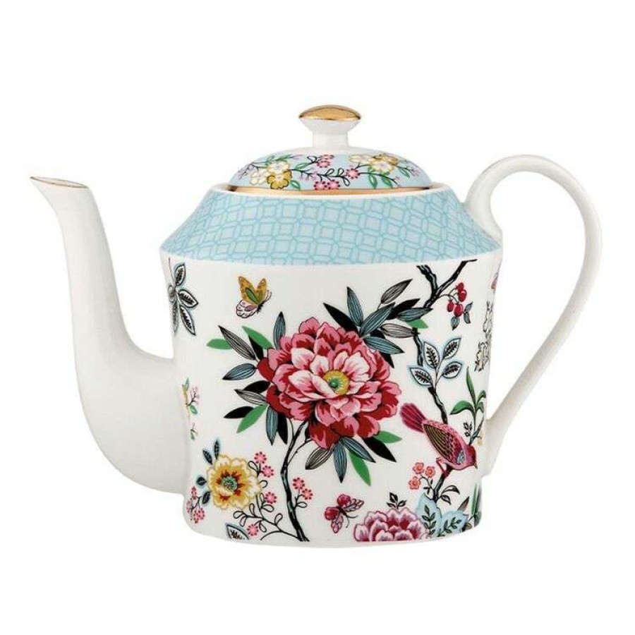 Kitchen & Dining * | Ashdene Jardin Peony Infuser Teapot 600Ml