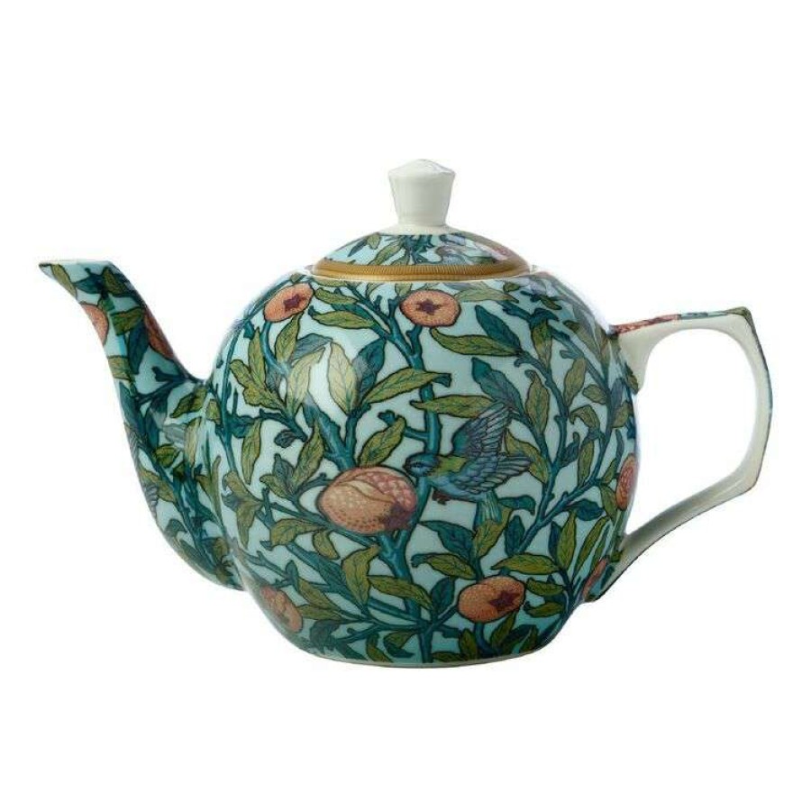 Kitchen & Dining * | Casa Domani William Morris Teapot 750Ml Bird & Pomegranates Gift Boxed