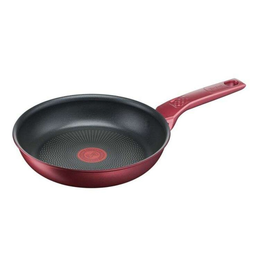 Kitchen & Dining * | Tefal Daily Chef Red Induction Non-Stick Frypan 24Cm