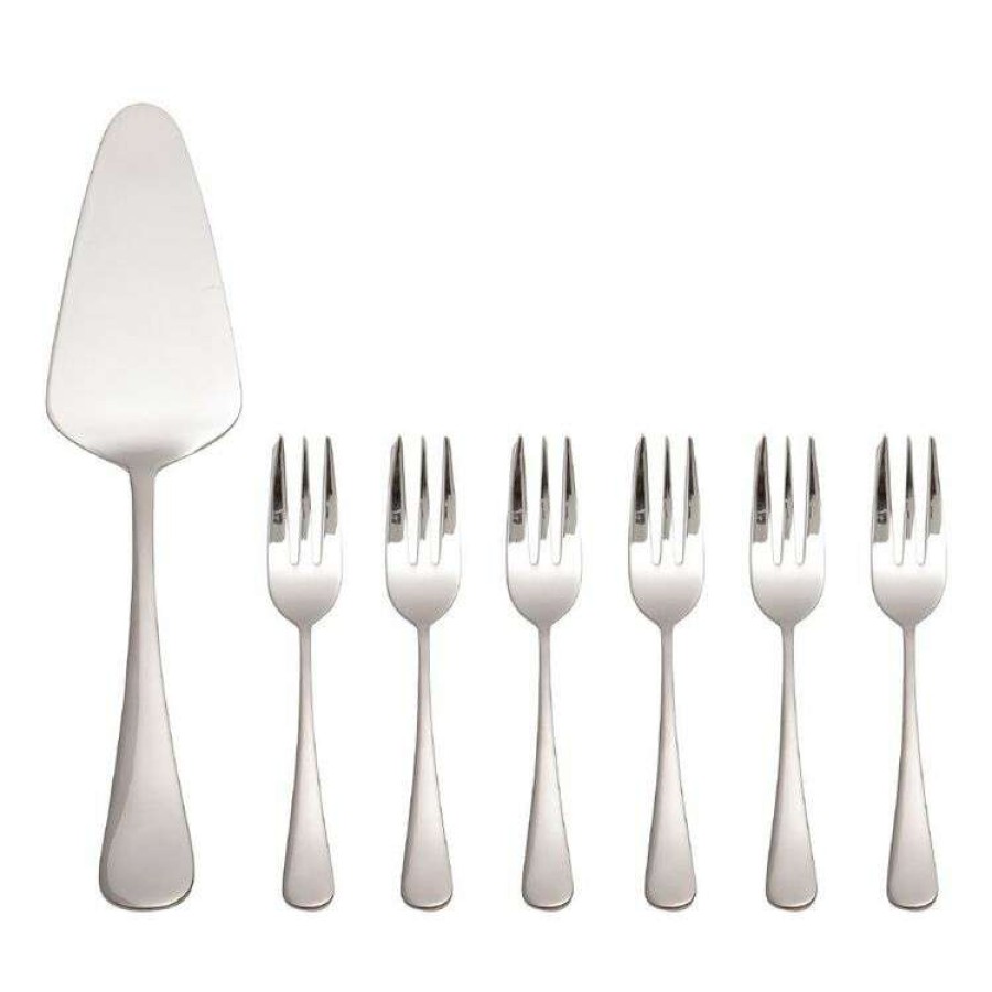 Kitchen & Dining * | Maxwell & Williams Cosmopolitan Cake Server & Forks 7 Piece Set Gift Boxed