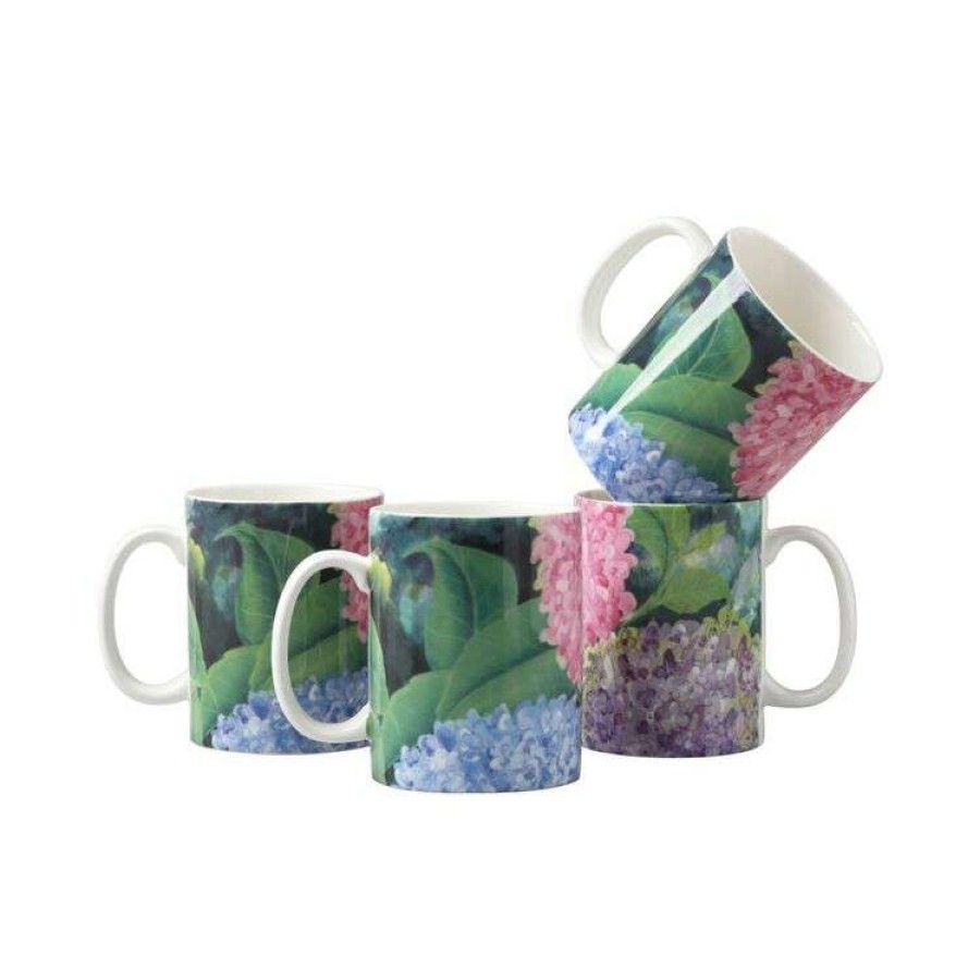 Kitchen & Dining * | Soren + Colour Clash Studio Hortensia 4 Piece Mugs Set