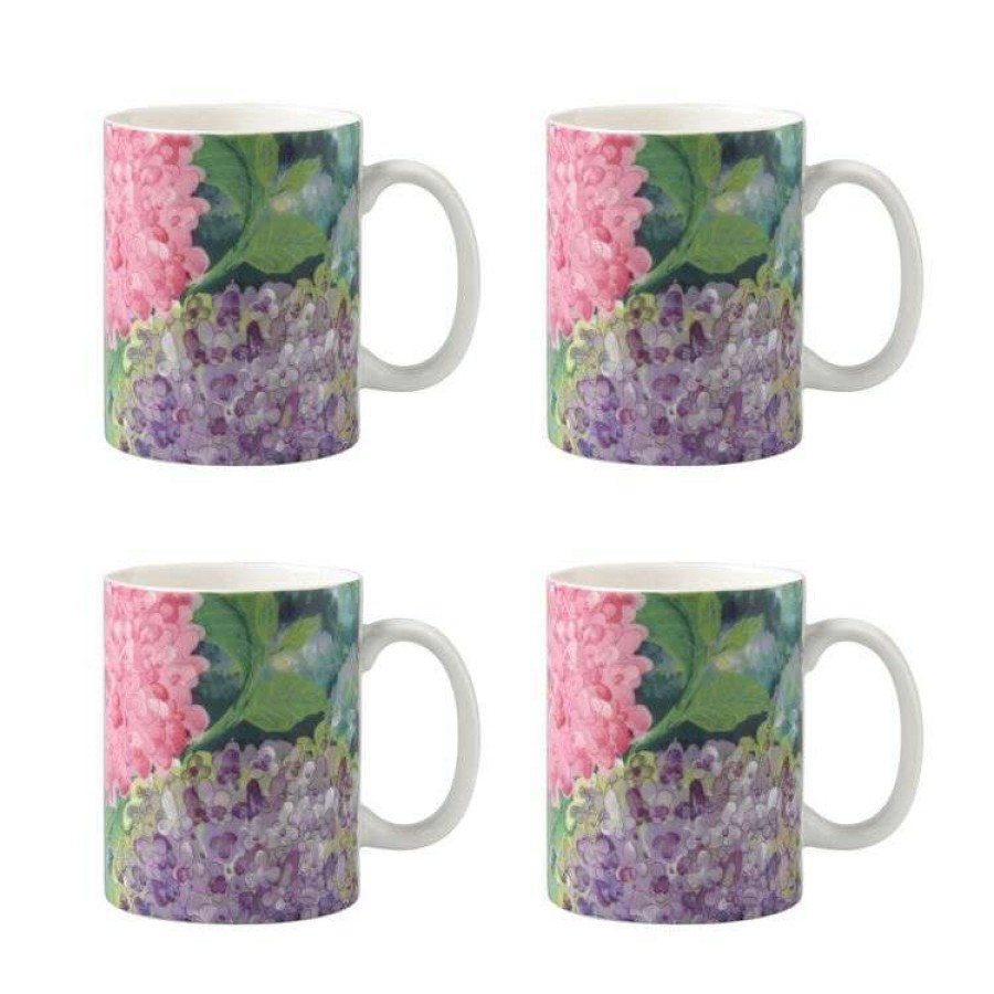 Kitchen & Dining * | Soren + Colour Clash Studio Hortensia 4 Piece Mugs Set