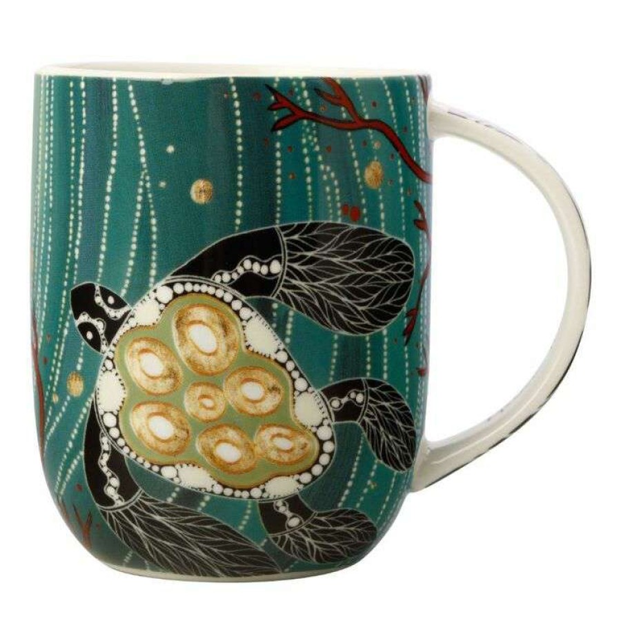 Kitchen & Dining * | Maxwell & Williams Melanie Hava Jugaig-Bana-Wabu Mug 440Ml Turtles