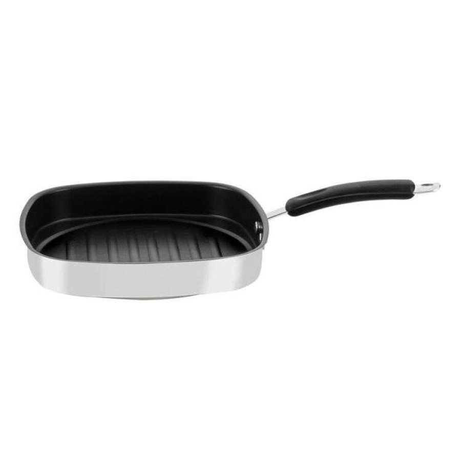 Kitchen & Dining * | Stanley Rogers Pro Form Stainless Steel Grill Pan 26Cm