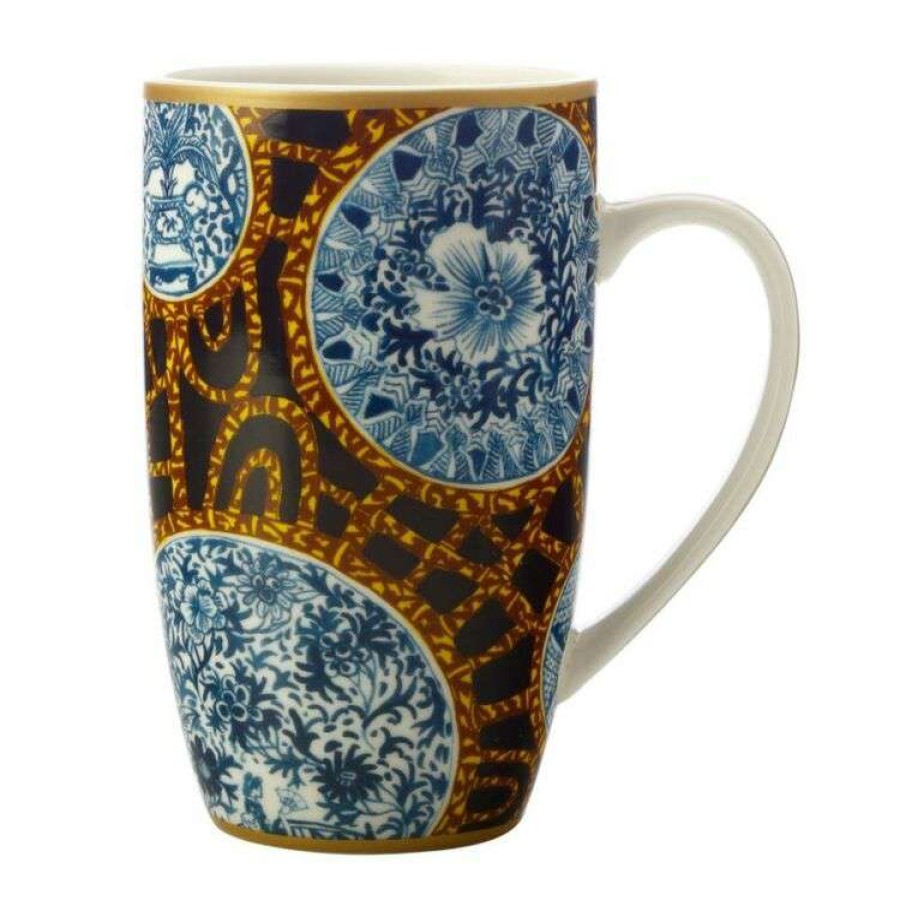 Kitchen & Dining * | Maxwell & Williams Greg Irvine Mug Coupe 420Ml Batik