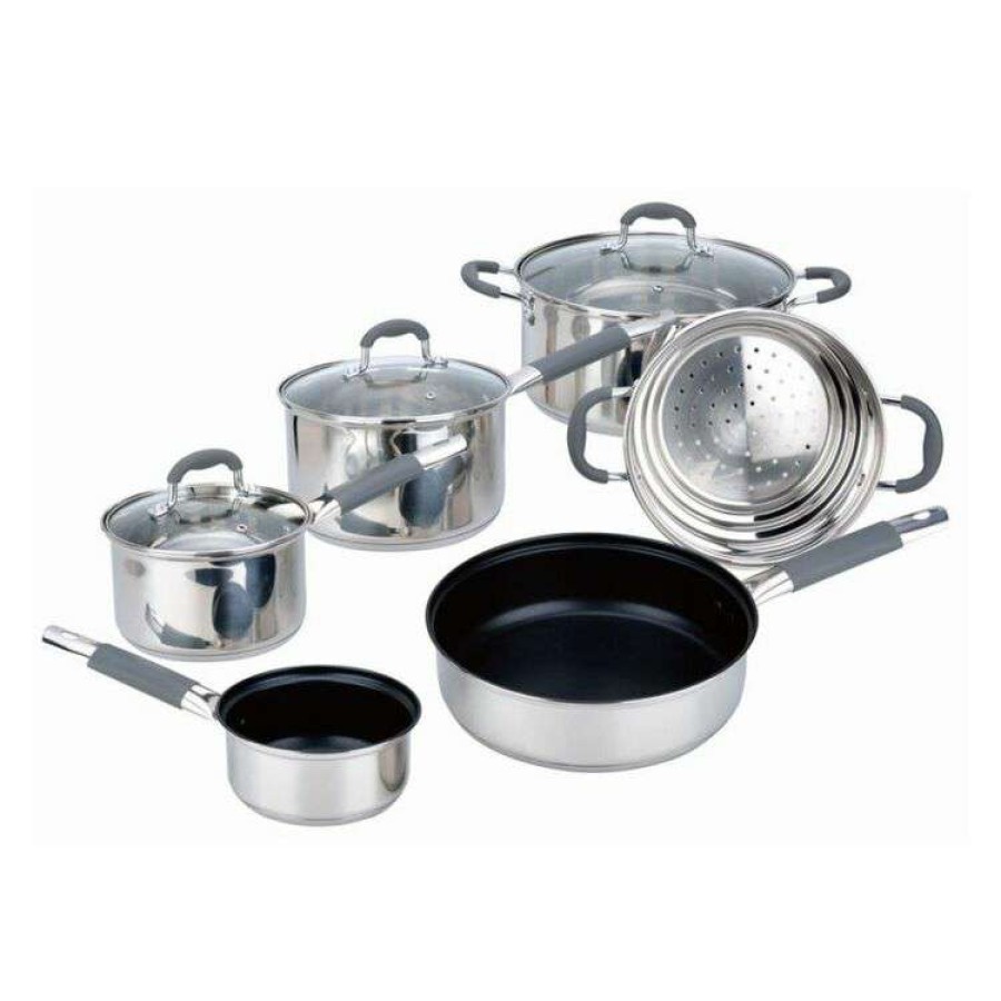 Kitchen & Dining * | Davis & Waddell Argon 6 Piece Stainless Steel Cookset