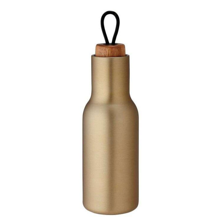 Kitchen & Dining * | Tempa Brushed Gold Drink Bottle